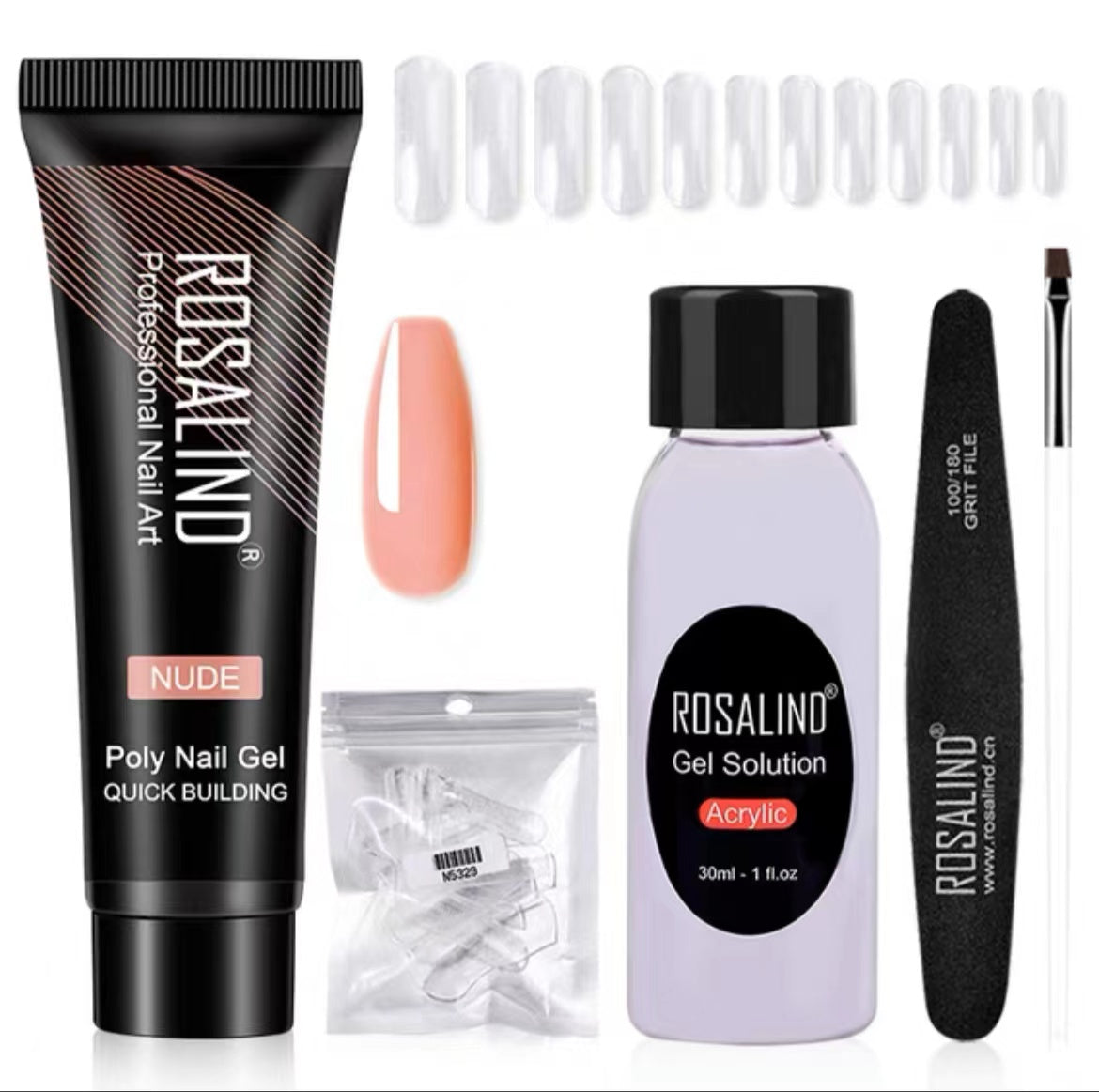 Rosalind Extension Gel Polish Kit For Manicure Poly Nail Gel Set For