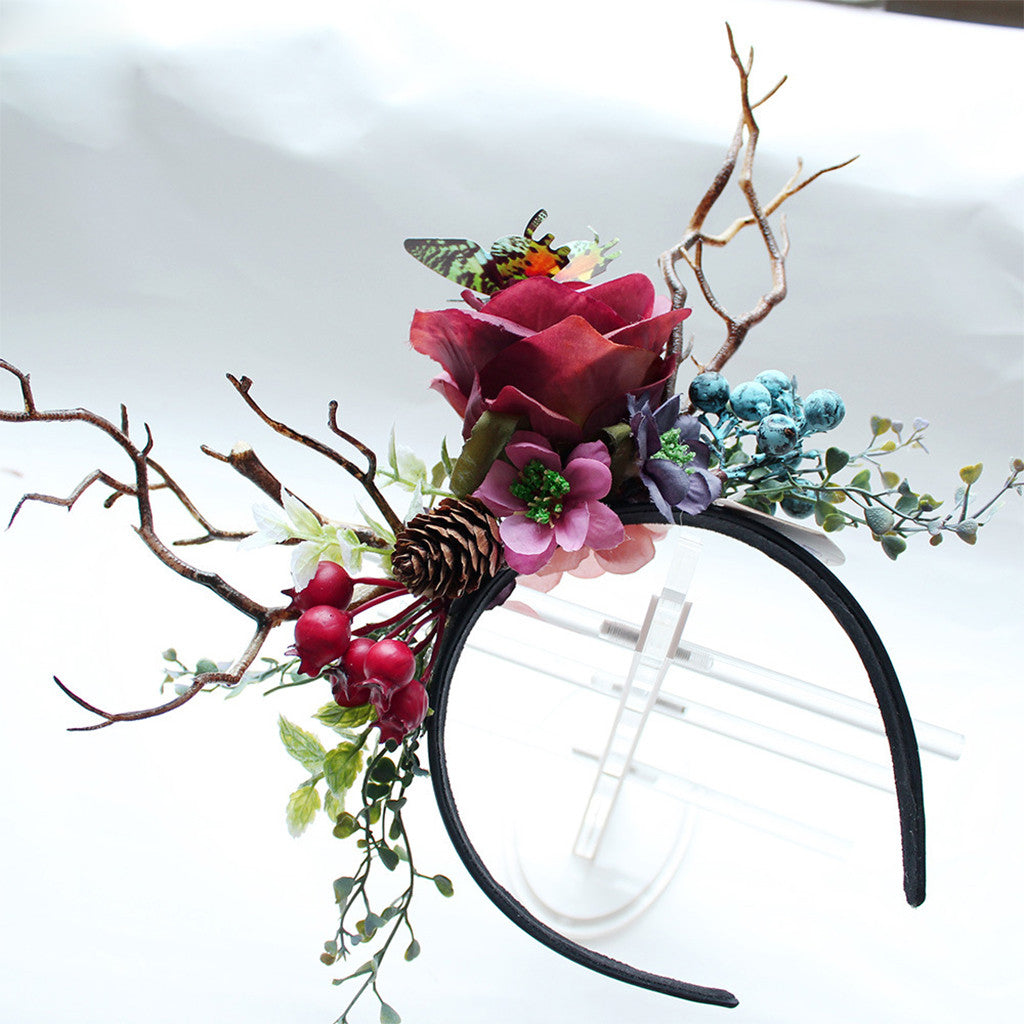 Explosive Christmas Antler Headdress