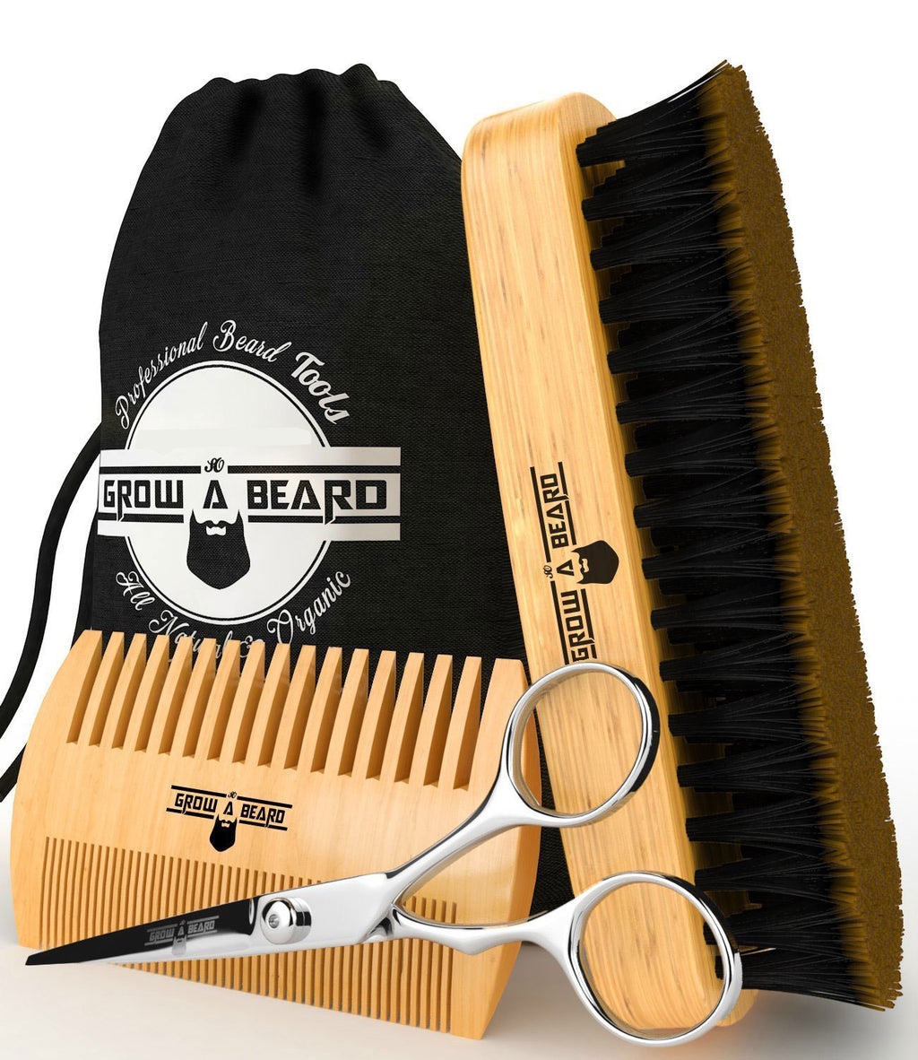 Household Bristle Beard Comb Brush Set