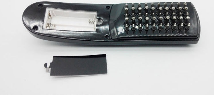 Battery massage comb