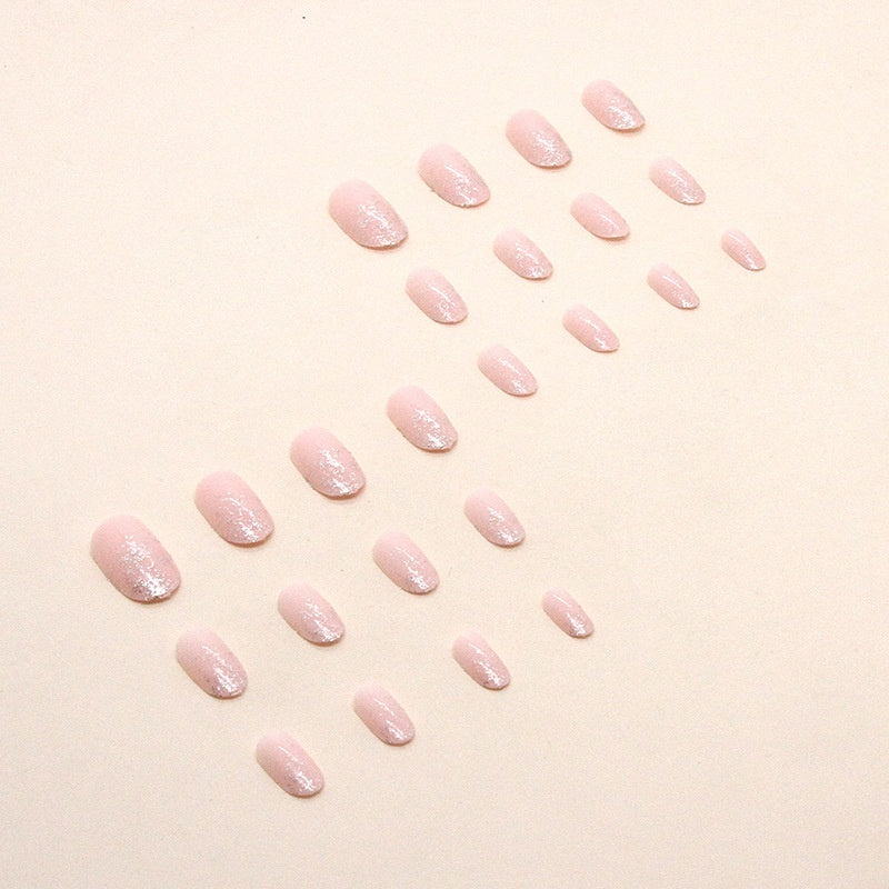 Simple Wear-resistant Nail Shiny Silver Powder Embellishment