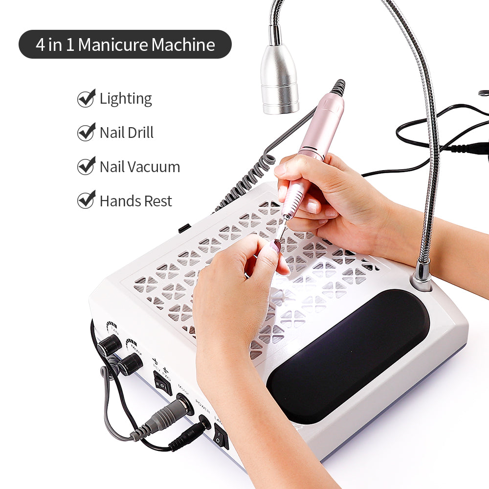 Four-in-one nail polisher