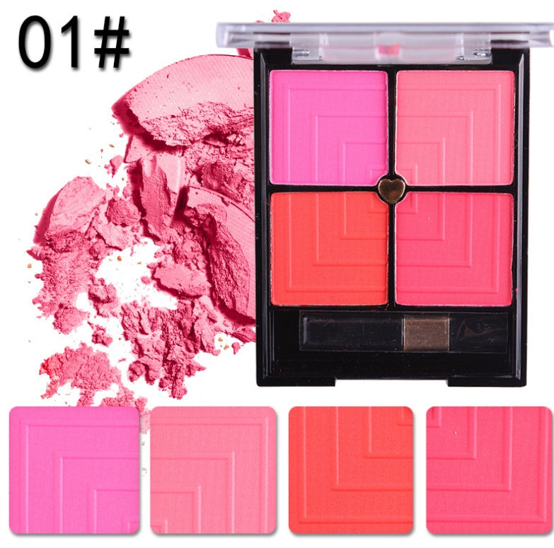 Miss Rose 4 colors blush repair capacity rouge makeup