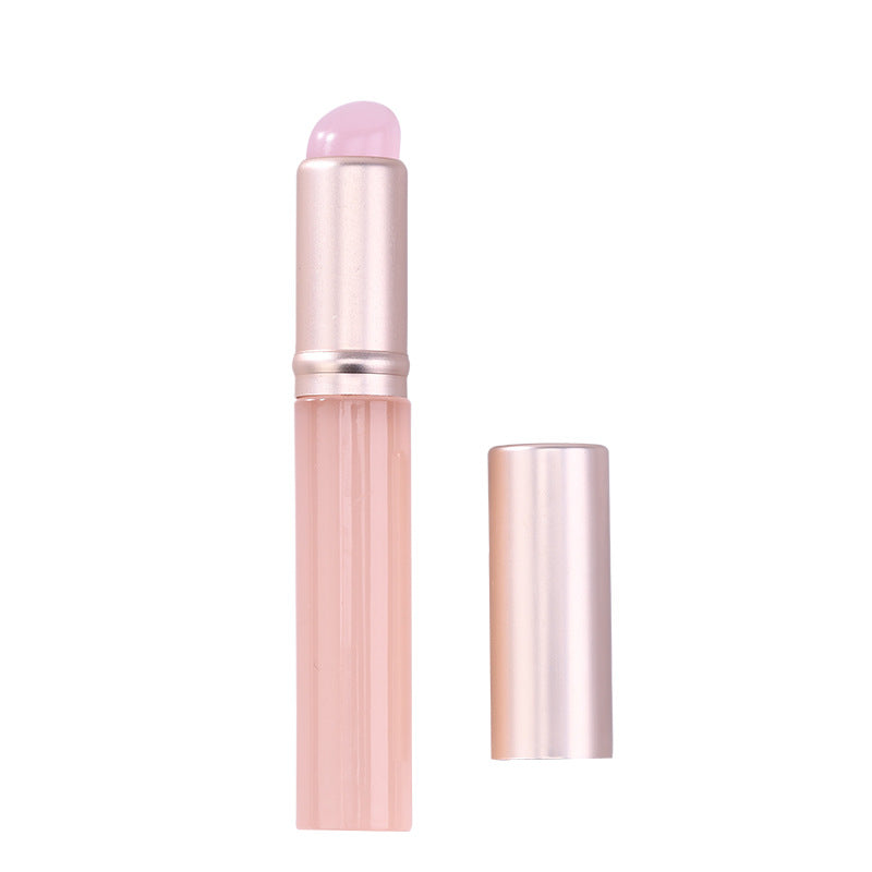 Silicone Lip Brush Lipstick Round Head Portable Blooming