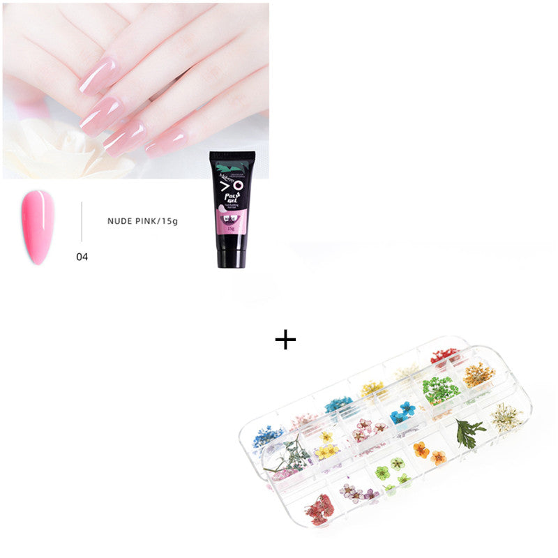 Mobray Nail extension glue 15ml non-paper support crystal fast nail extension gel UV phototherapy glue
