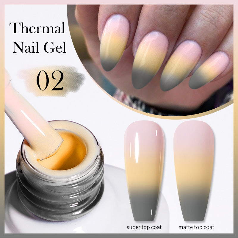 Thermal Nail Gel Simple Home Candy Gradient Color Change UV Polish