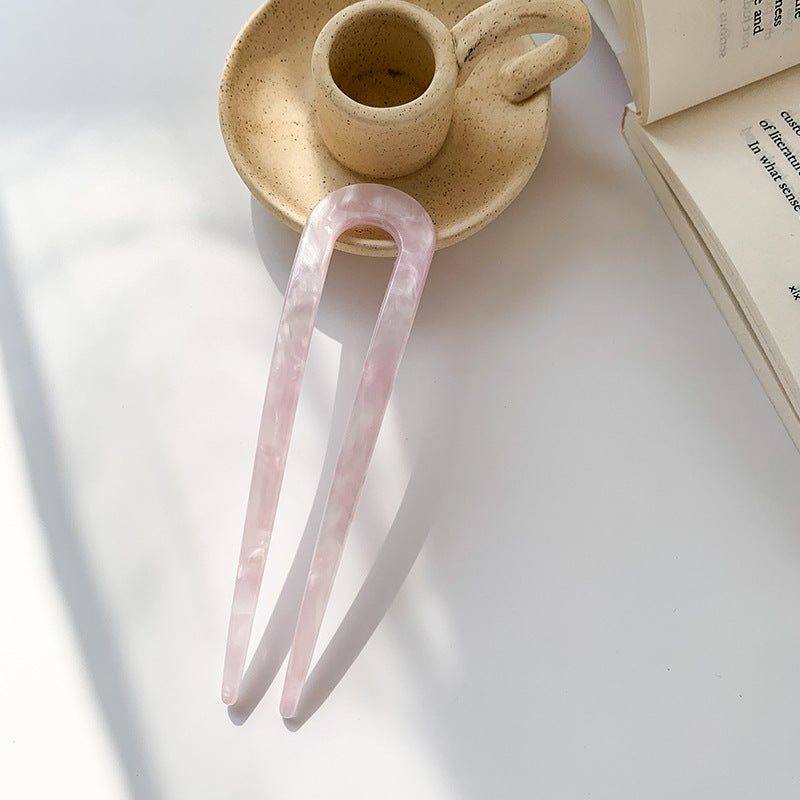 Fashion Personality Acetate Hairpin Simple Hairpin