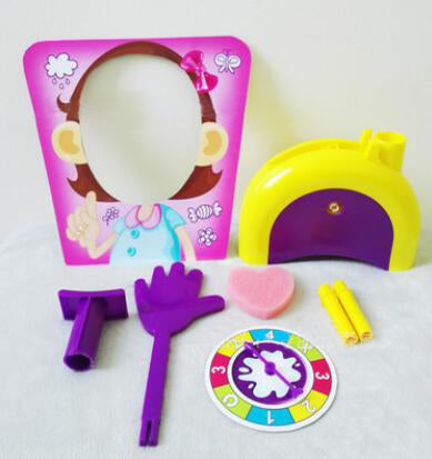 Single cream smash machine, face machine, desktop game, whole person toy.
