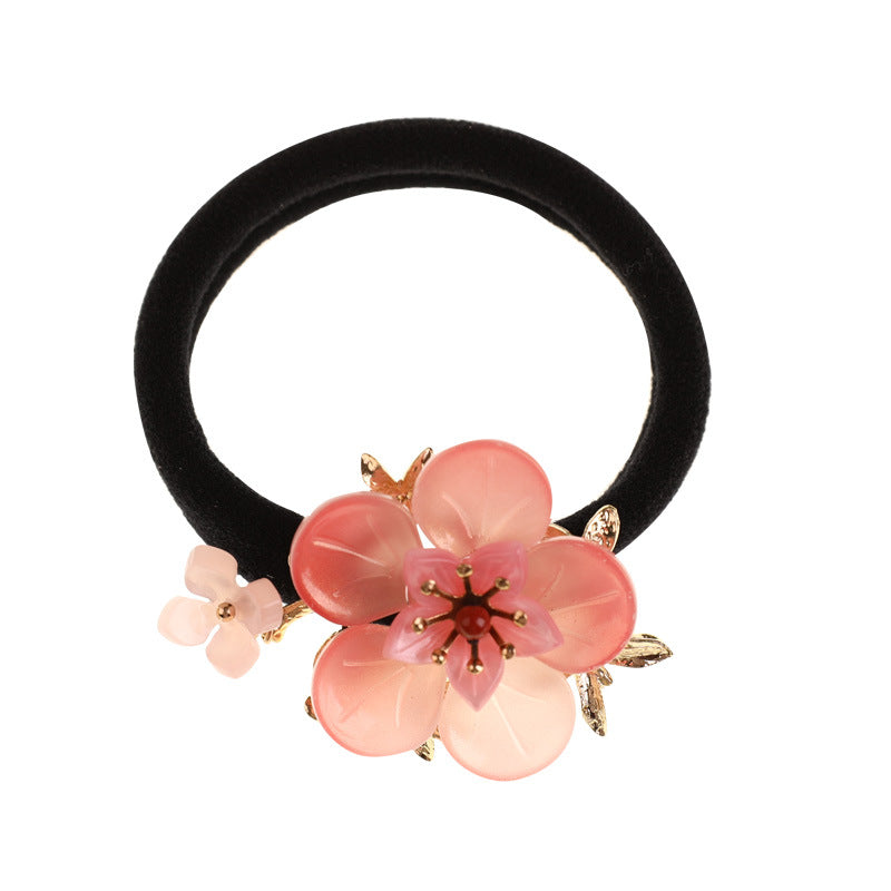 Personalized Headwear With Ponytail Hair Tie