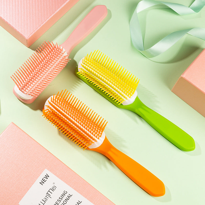 Fluffy Nine-row Ribs Straight Comb