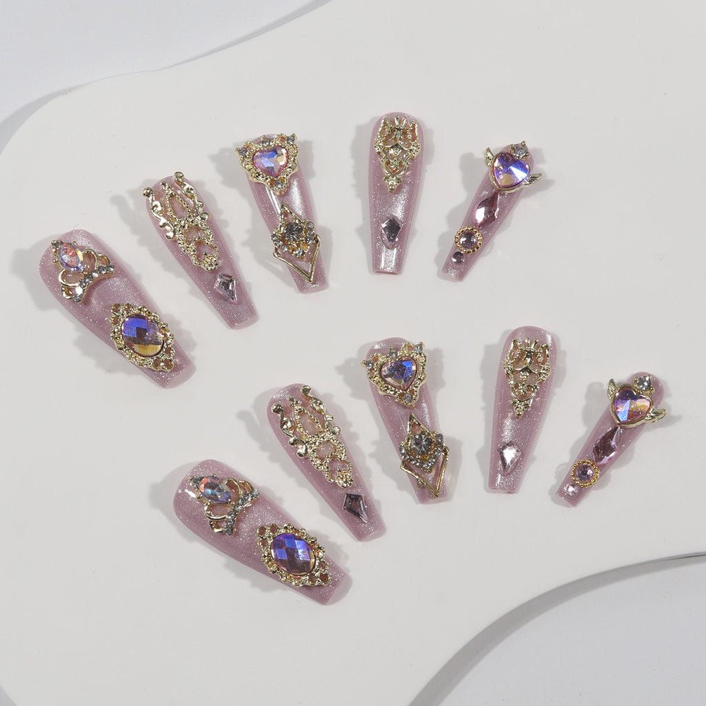 European And American Ins Style Nail Stickers Hand Wear Fake Nails Nail Sticker