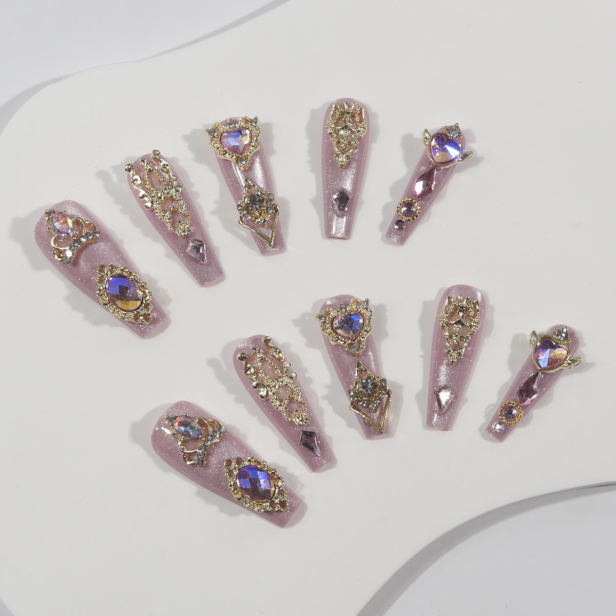 European And American Ins Style Nail Stickers Hand Wear Fake Nails Nail Sticker