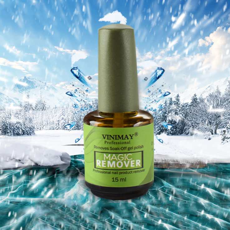 Alduos Nail Polish Burst Magic Nail Polish Remover  Fast Soak Off Sticky  Nail Gel Polish Degreaser Cleaner