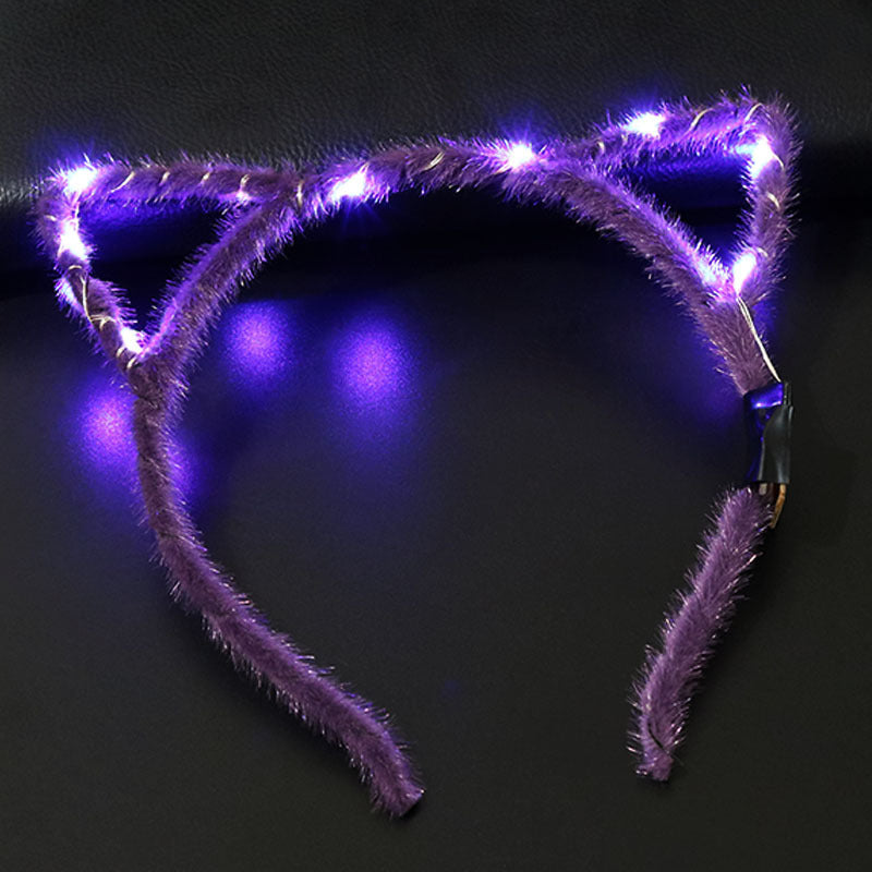 Glowing Wire Cat Ear Headband