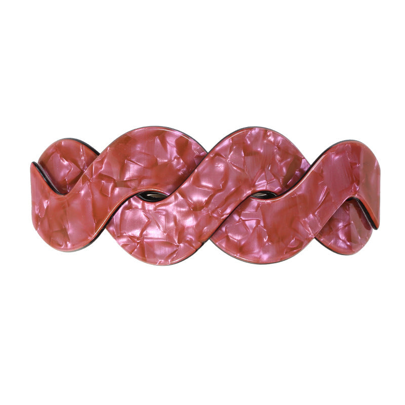 Women's Bow Acrylic Hairpin Ornament