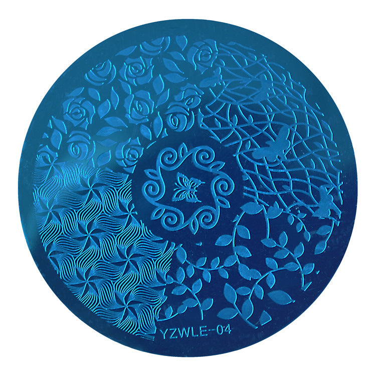 Masura DIY nail print steel plate nail print version template