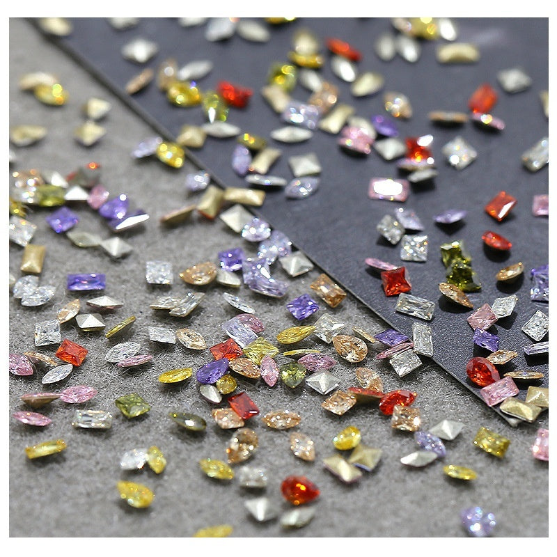 Mini Pointed Zircon Nail Ornament