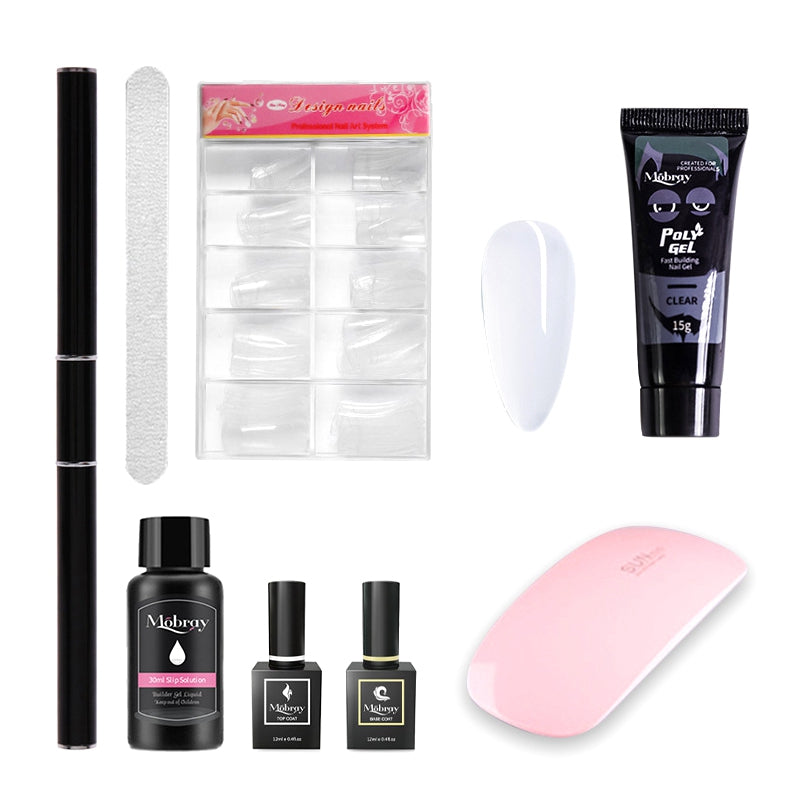 Mobray Manicure phototherapy lamp nail extension cream nail set