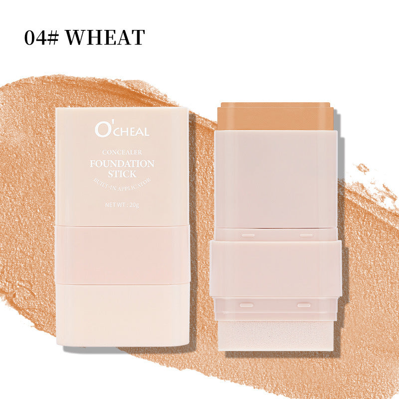 Smear-proof Makeup Liquid Foundation Double-headed Rotating Concealer Lasting