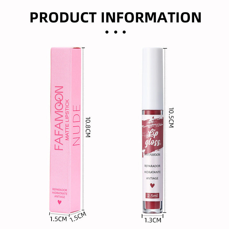 New No Stain On Cup Long-lasting Matte Non-fading Matte Velvet Lip Gloss