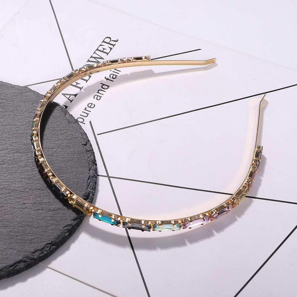 New Popular Geometric Crystal Luxury Bridal Headwear