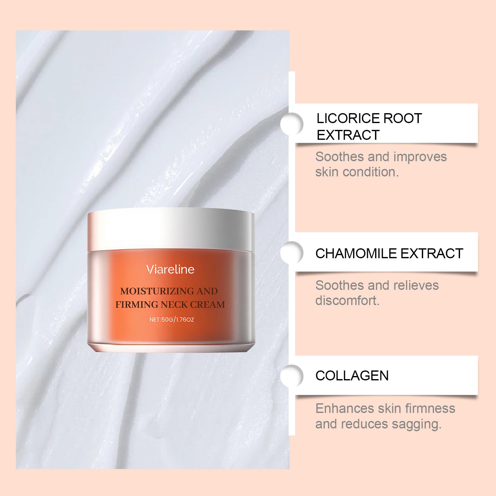 Daily Neck Contour Skin Moisturizing Care Cream