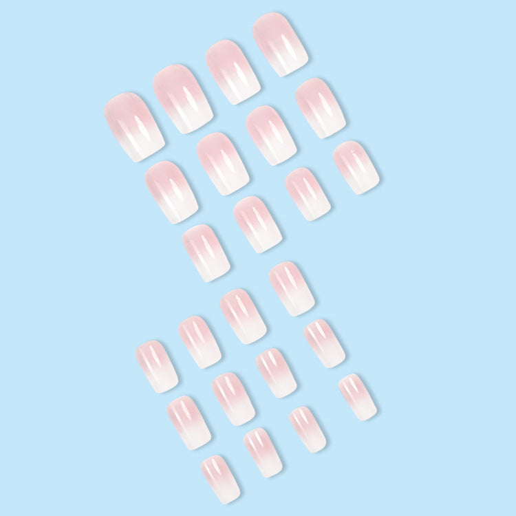 Sweet Style Jelly Powder Gradient Nail Stickers
