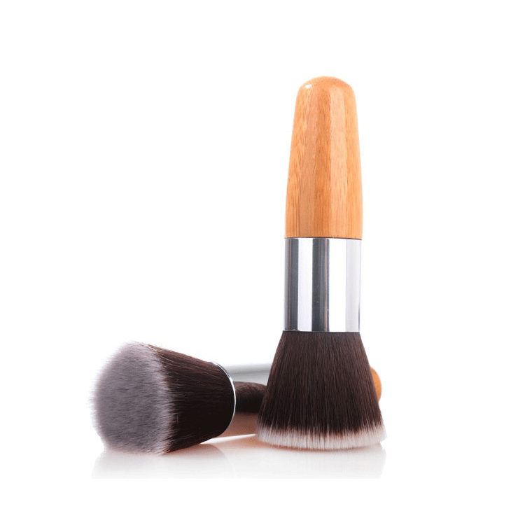 Single Blush Nylon Hair Beauty Tool Bamboo Makeup Brush