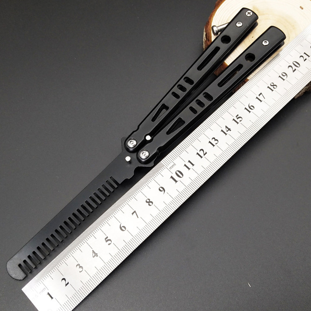 Folding Butterfly Comb Foldable Stainless Steel