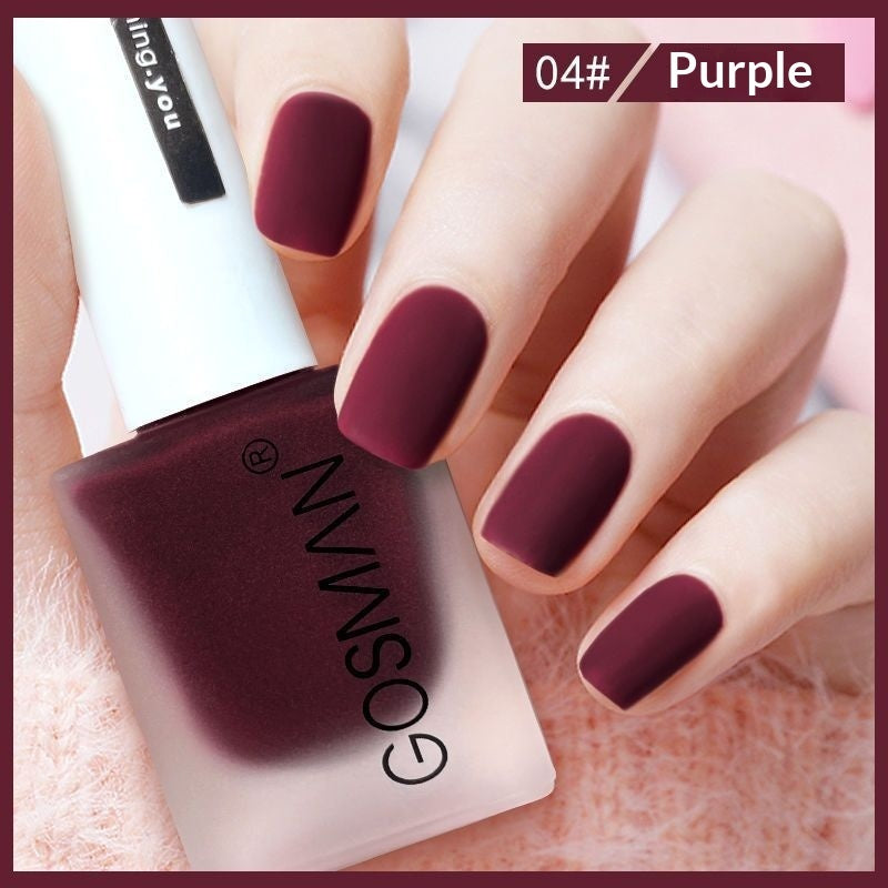Gosman Quick-dry Matte Nail Polish, Non-peel