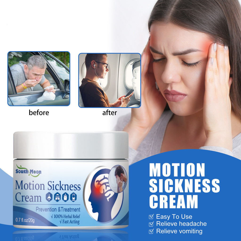 Carsickness Relief Cream Travel Portable