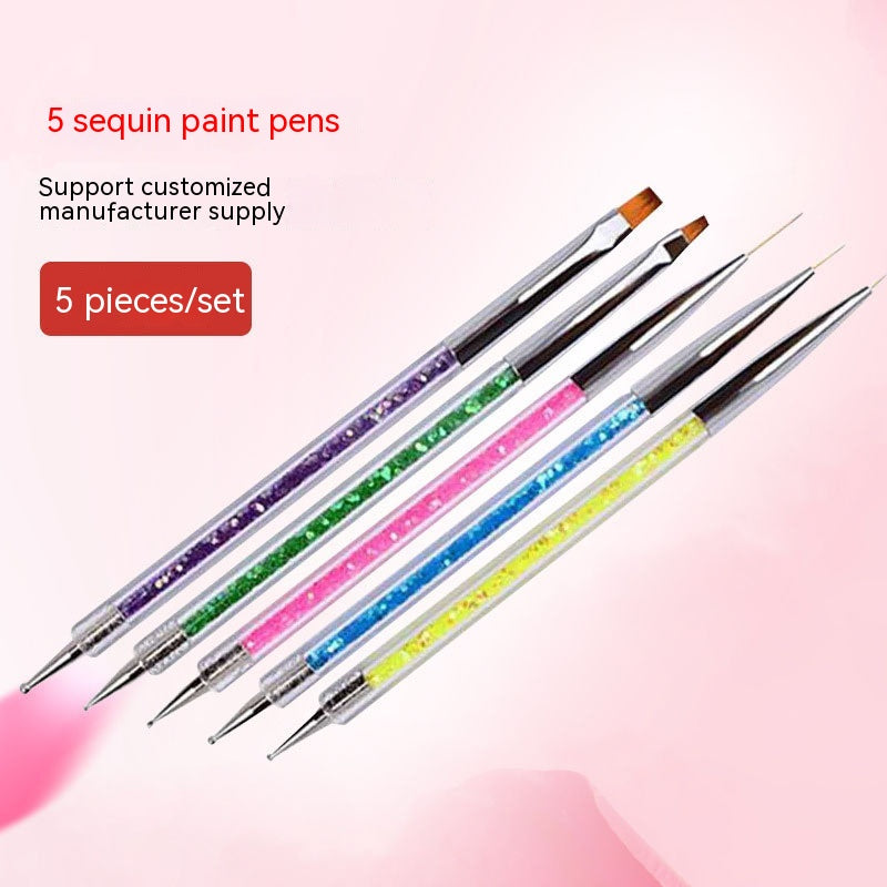 Double-headed Nail Beauty Paint Pen Suit