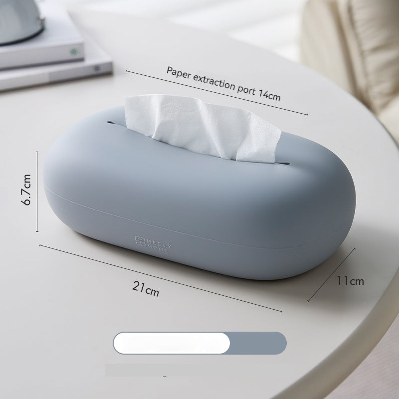 Household Cream Style Silicone Tissue Box