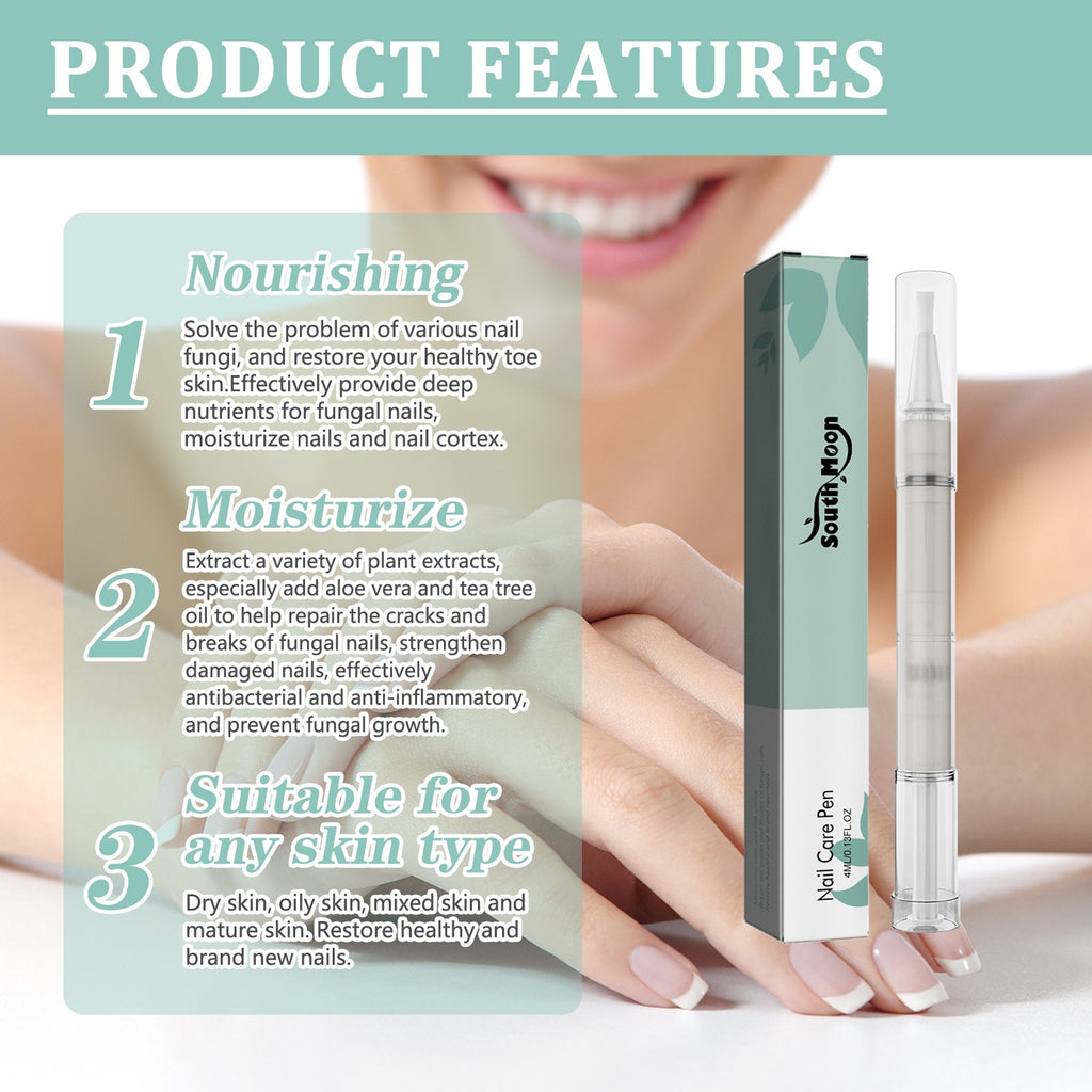 South Moon Nail Repair Pen Nail Removal Dead Skin Barbed Gray Nail Care Nutrition Moisturizing Repair Pen