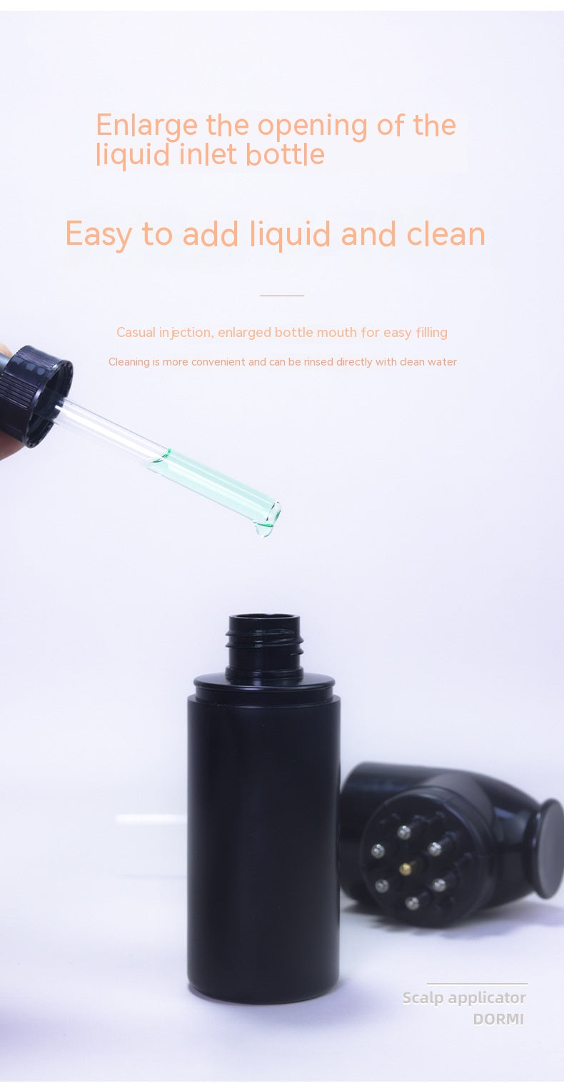 Scalp Medicine Supplying Device Ball Guide Massage Drug Delivery Comb