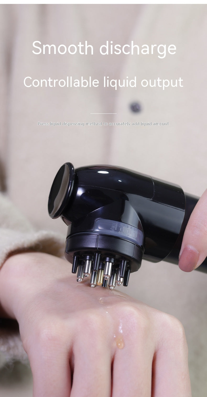 Scalp Medicine Supplying Device Ball Guide Massage Drug Delivery Comb