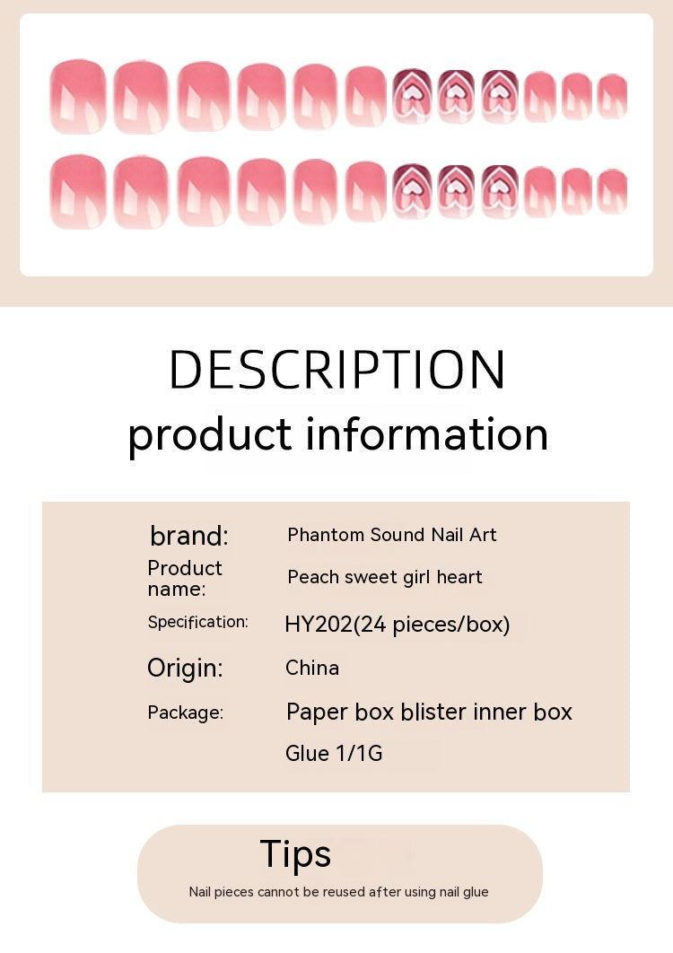Phantom Sound Nail Art Wear Nail Finished Manicure Wear Nail