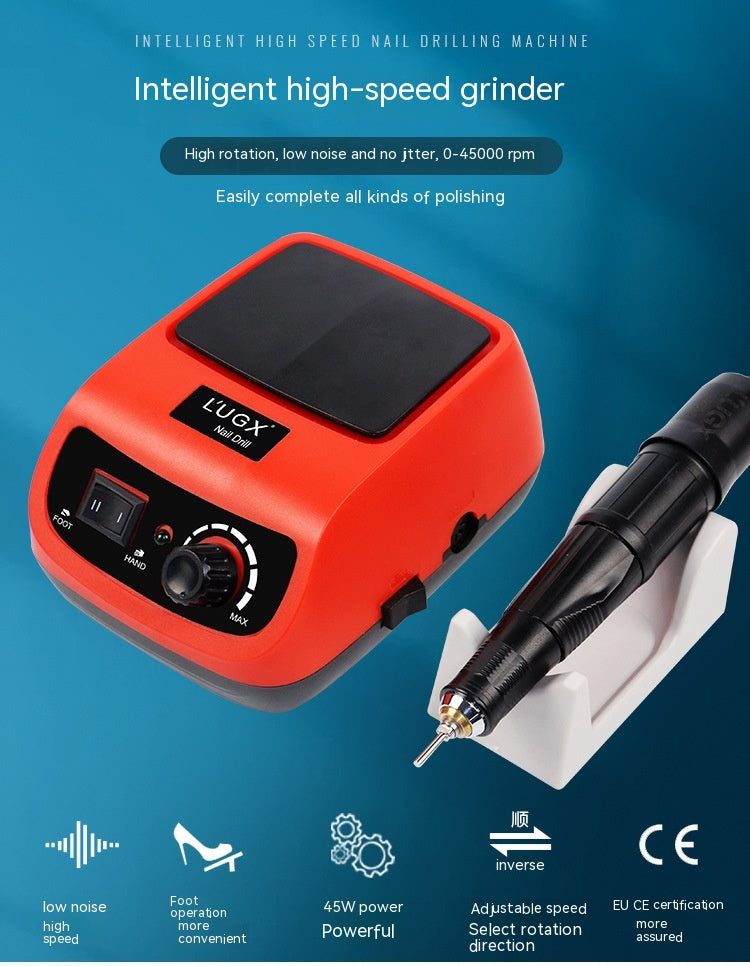 L'UGX New Nail Polisher High-speed 45000-turn Nail Salon Professional Nail Piercing Device