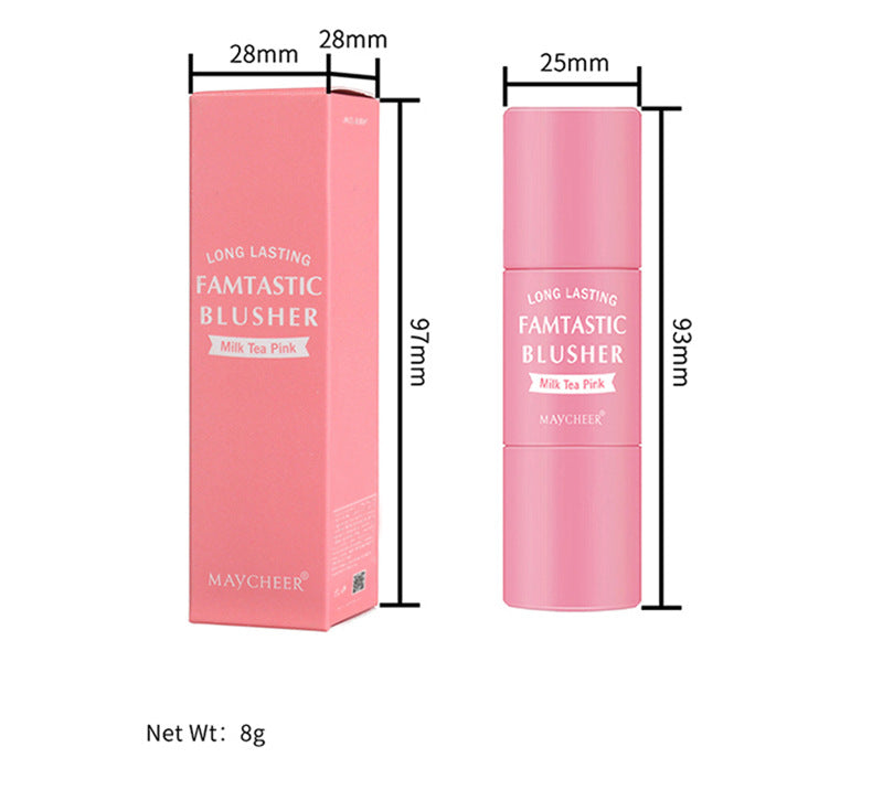 Maycheer Two-in-one Blush Stick Portable Thin And Glittering Special