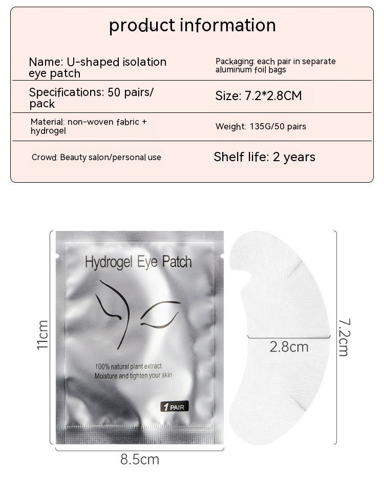 Planting Eyelash Hydrogel Pearlescent Film Beauty Tools