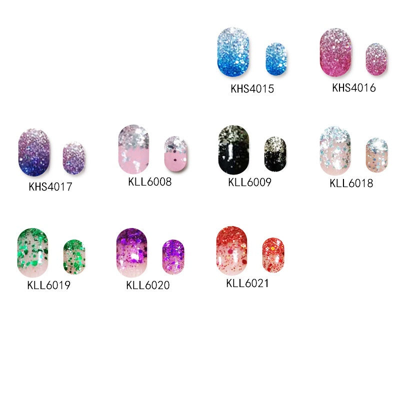 Applique Pearl gloss nail polish film nail sticker