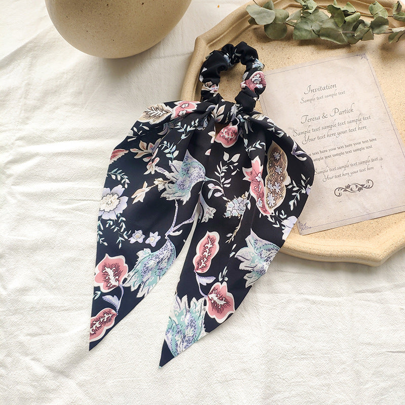 Triangle scarf tie hair rope