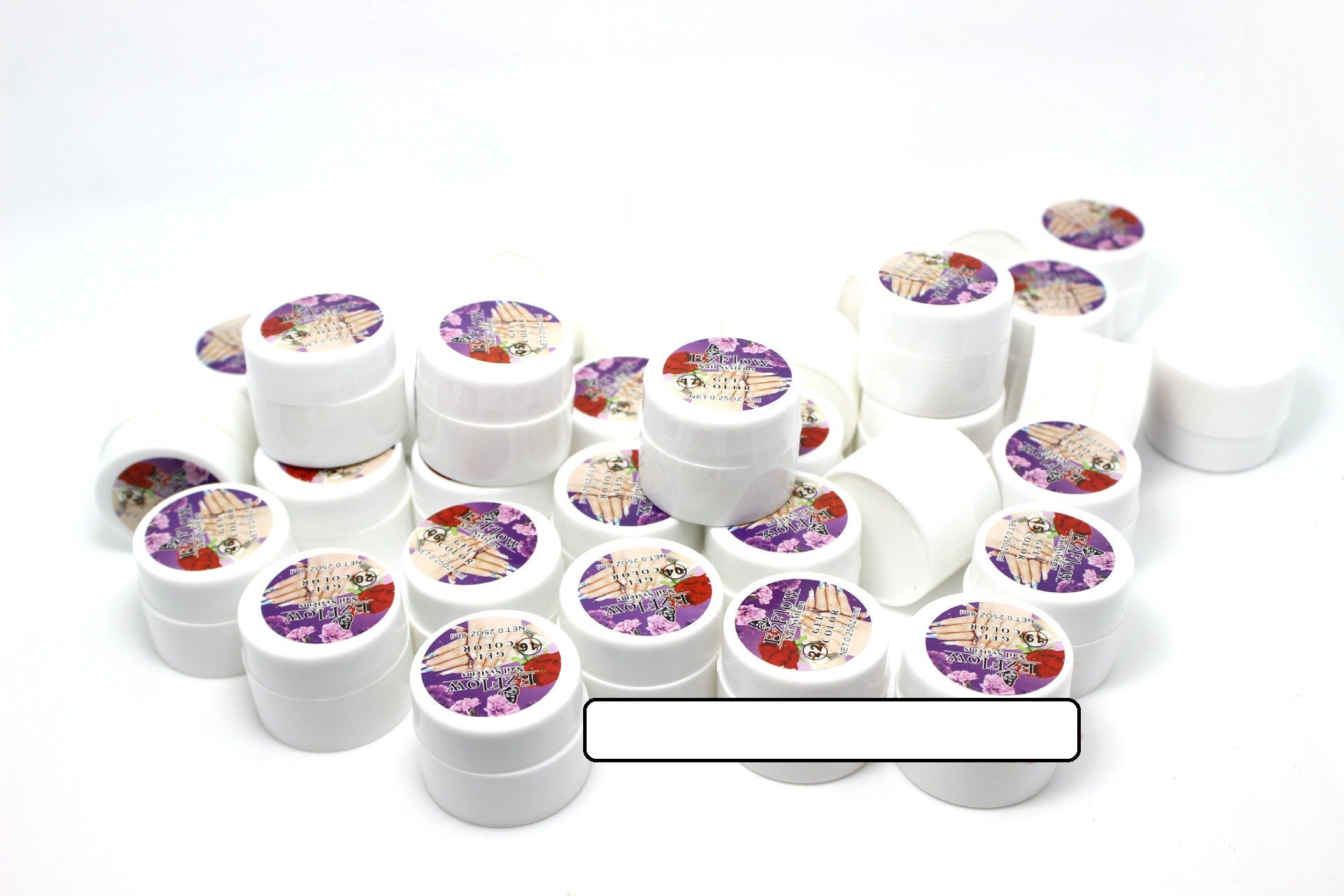 Ezflow Solid color phototherapy color glue UV nail polish