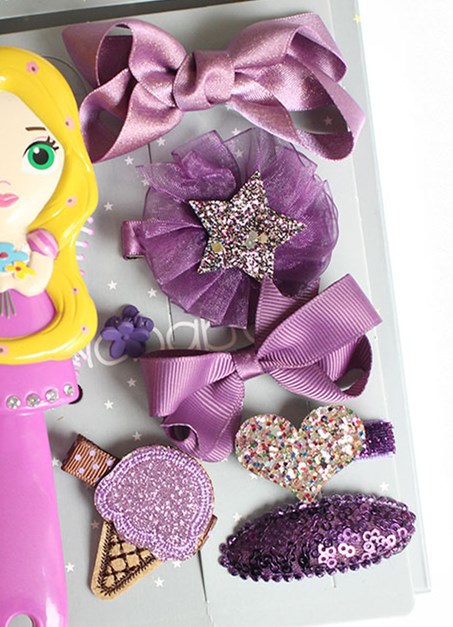 Children hairpin hair rope princess comb