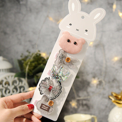 Children's small hairpin crown tiara hair accessories set