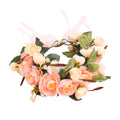 Silk yarn simulation flower headband
