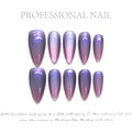 Wear Nail Tips Dream Streamer Blue Cat Eyes