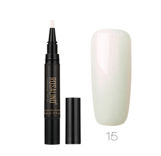 Rosalind 5ml Solid Color Nail Art Pen Nail Glue for Nail Art