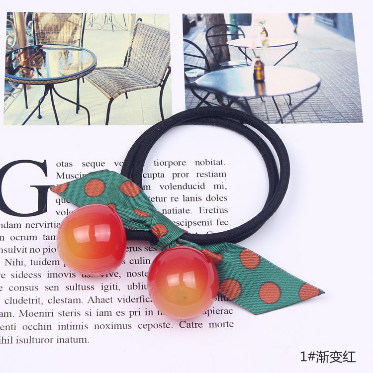Elastic rubber headband