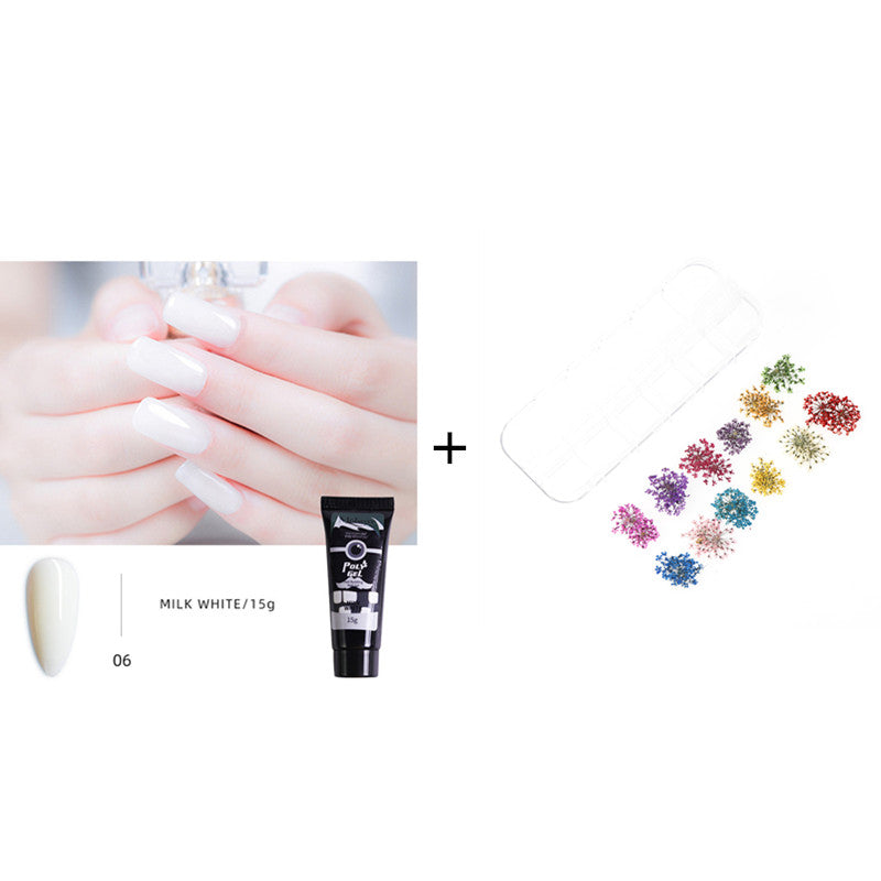 Mobray Nail extension glue 15ml non-paper support crystal fast nail extension gel UV phototherapy glue